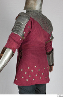  Photos Medieval Knight in mail armor 7 Historical Medieval Soldier red gambeson upper body 0005.jpg